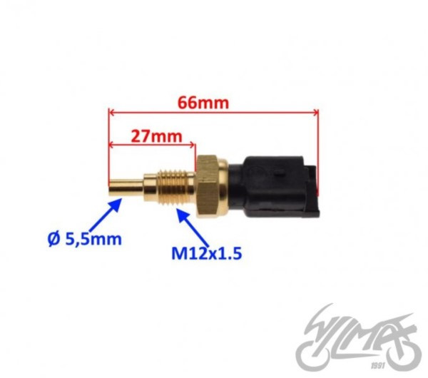CZUJNIK TEMPERATURY SILNIKA M12x1,5 4 PINY