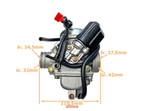 GAŹNIK GY6 4T-125/150 ccm 152QMI/157QMJ