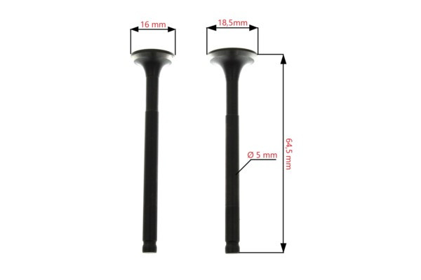 GŁOWICA KOMPLETNA DO CYLINDRA GY6 4T 50CCM 39MM - obrazek 3