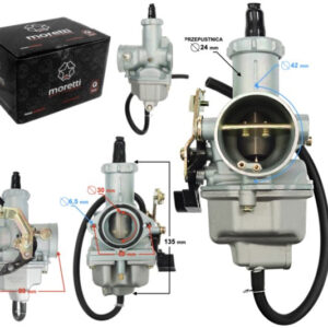Gaźnik Moretti PZ30 250cc 4T p24 mm ssanie na link