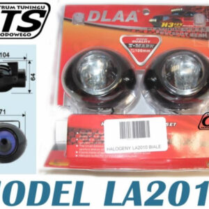 HALOGENY BIAŁE SOCZEWKOWE H3 12V 55W LA2010 (2SZT.