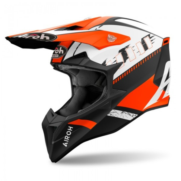 KASK AIROH WRAAAP FEEL ORANGE MATT - obrazek 3