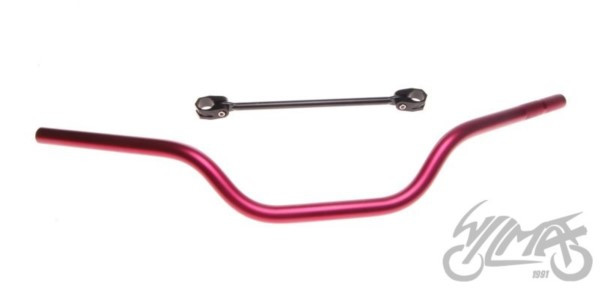 KIEROWNICA ENDURO 22 mm ALUMINIOWA CZERWONA