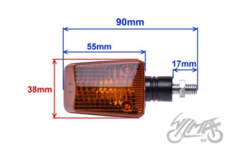 KIERUNKOWSKAZ MINI CZARNY POMARAŃCZOWY CN
