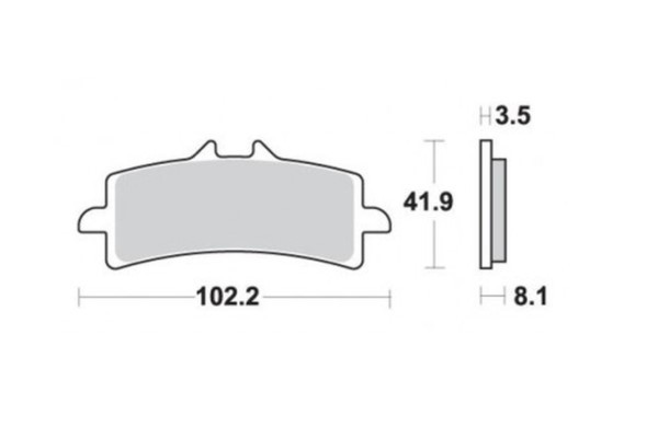 KLOCKI FA447 SPIEK METALICZNY ZŁOTE BRENTA