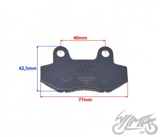 KLOCKI HAMULCA CZOPER SHOTGUN ECE R90 FA86 FA086