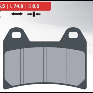 KLOCKI HAMULCOWE BRENTA FA 244 FA244