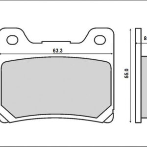 KLOCKI HAMULCOWE BRENTA FA088 FA88
