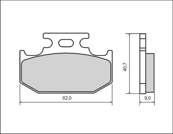 KLOCKI HAMULCOWE BRENTA FA152