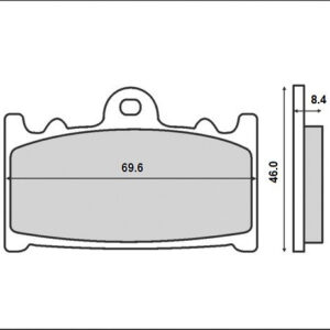 KLOCKI HAMULCOWE BRENTA FA158