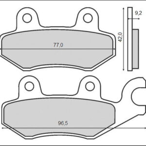 KLOCKI HAMULCOWE BRENTA FA197