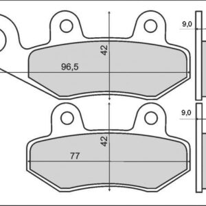 KLOCKI HAMULCOWE BRENTA FA228