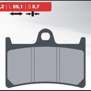 KLOCKI HAMULCOWE BRENTA FA252 FA380