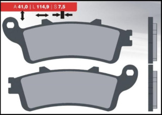 KLOCKI HAMULCOWE BRENTA FA261 FA281