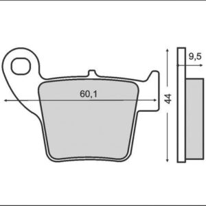 KLOCKI HAMULCOWE BRENTA FA346 HONDA