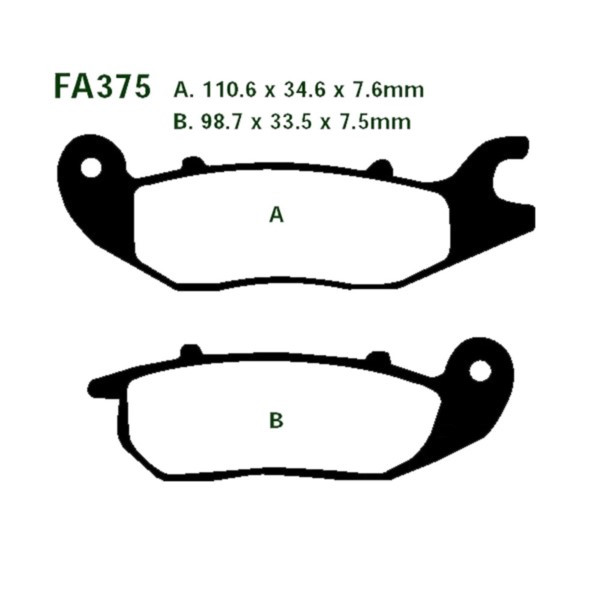 KLOCKI HAMULCOWE BRENTA FA375