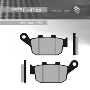 KLOCKI HAMULCOWE BRENTA FA496 