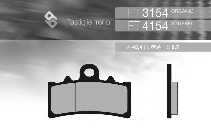 KLOCKI HAMULCOWE BRENTA FA606