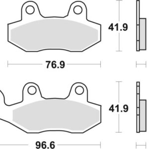 KLOCKI HAMULCOWE TRW FA135 FA 135