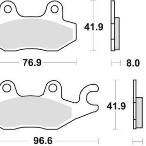 KLOCKI HAMULCOWE TRW FA165 FA 165