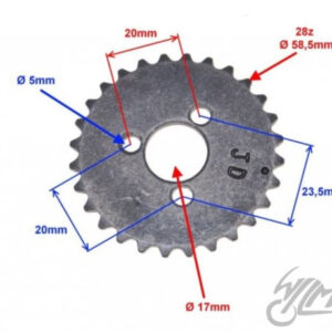 KOŁO WAŁKA ROZRZĄDU 4T