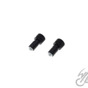 KOŃCÓWKA KIEROWNICY 14/26mm ALUM CZARNA RYFLOWANA