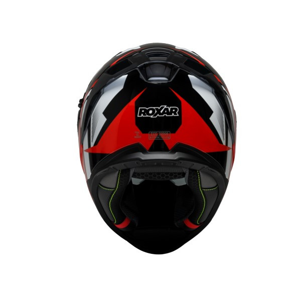 Kask ROXAR BAYAMO EVO Race Czarny Biały Czerwony - obrazek 5