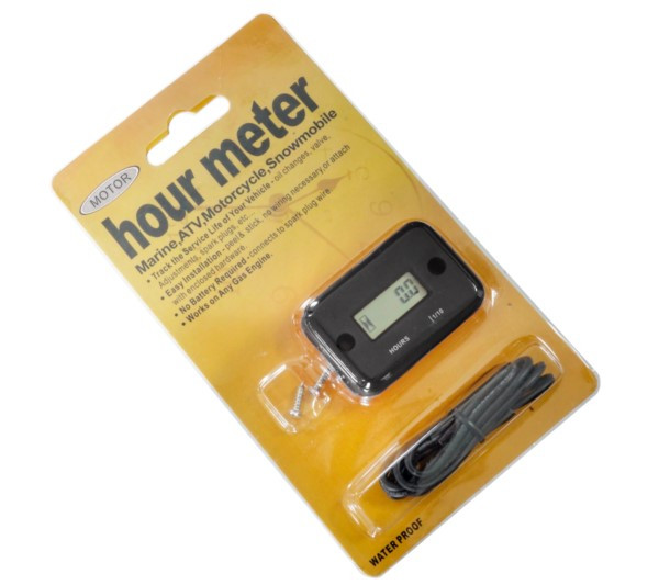 Licznik motogodzin czarny MORETTI