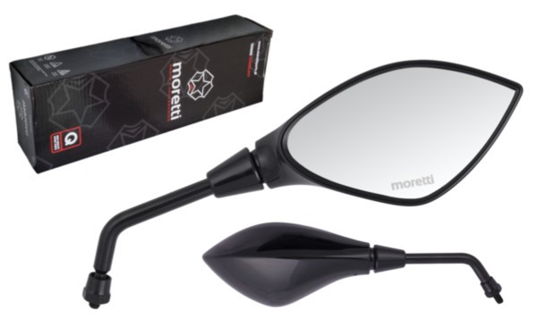 Lusterka L+R gwint 8mm Z HOMOLOGACJĄ MORETTI 3841