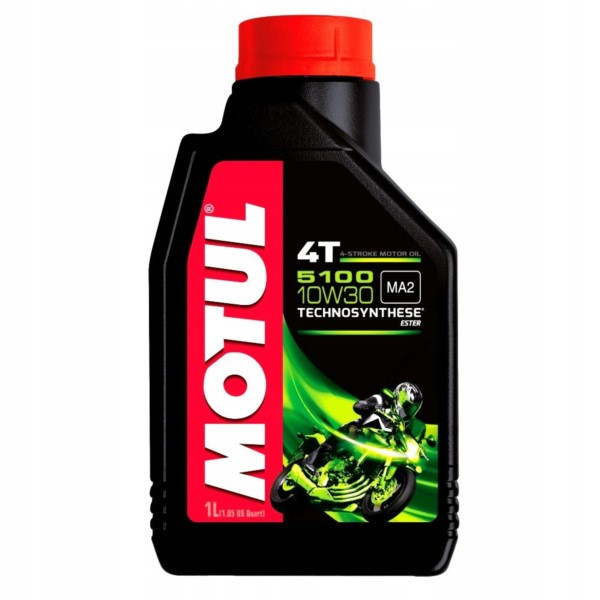OLEJ MOTOCYKLOWY  MOTUL 5100 10W30 1L 4t ESTER