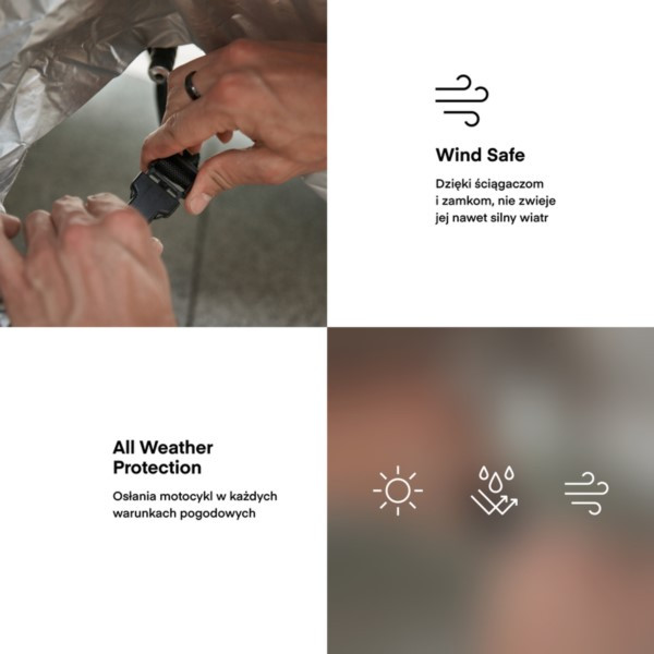 POKROWIEC COVER II REBELHORN Z MIEJSCEM NA KUFER - obrazek 8