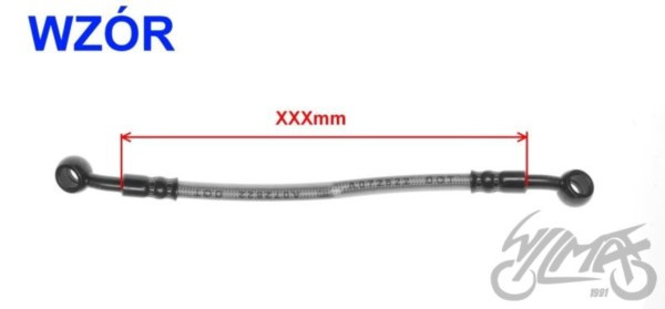 PRZEWÓD HAMULCA METALOWY OPLOT