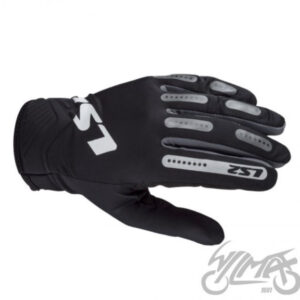 RĘKAWICE LS2 BEND CZARNO SZARE Z ODBLASKIEM