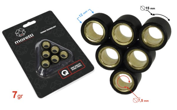 Rolki wariatora 7g 2T 50cc MORETTI 2788 - obrazek 2