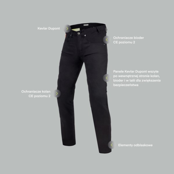 SPODNIE JEANS REBELHORN CLASSIC III SKINNY - obrazek 3