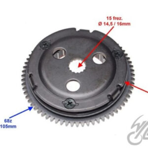 SPRZĘGŁO JEDNOK. ROZR. ELE.+WOLNE KOŁO 2T NOWY TYP