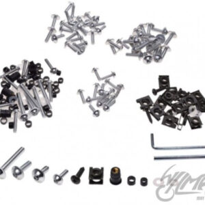 ŚRUBA OWIEWKI ALUMINIOWA SREBRNA ZESTAW