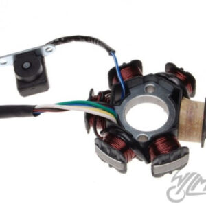 STATOR ISKROWNIK 6 CEWEK BEZ KOŁA MAGN ATV 110