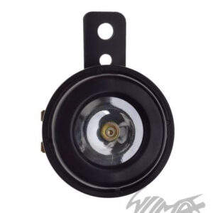 SYGNAŁ DŹWIĘKOWY 12V 65 mm E-MARK CZARNY