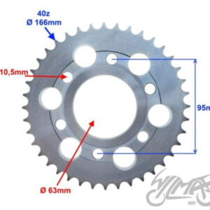 ZĘBATKA TYŁ 40z 428 DO ZIPP PRO