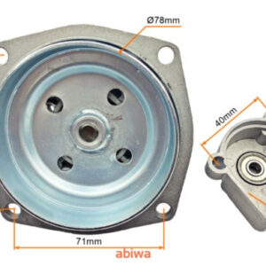 DZWON SPRZĘGŁA POCKET BIKE - 6 ZĘBÓW, ALUMINIUM