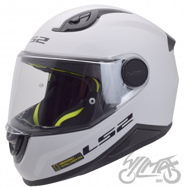 KASK LS2 FF812 KID SOLID WHITE