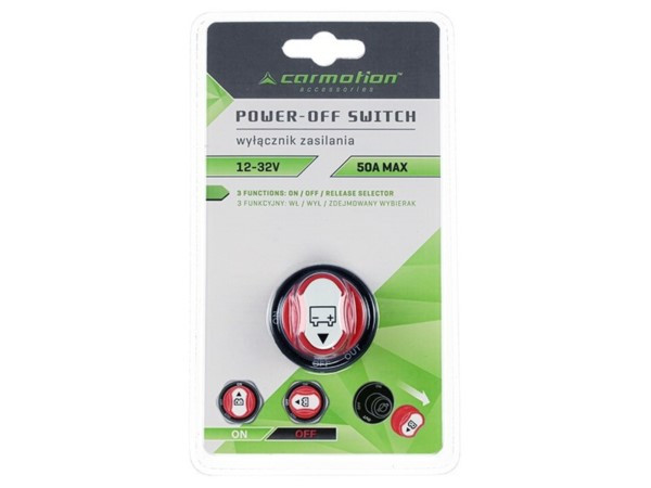 Główny wyłącznik prądu / hebel 12-32V 50A - obrazek 2