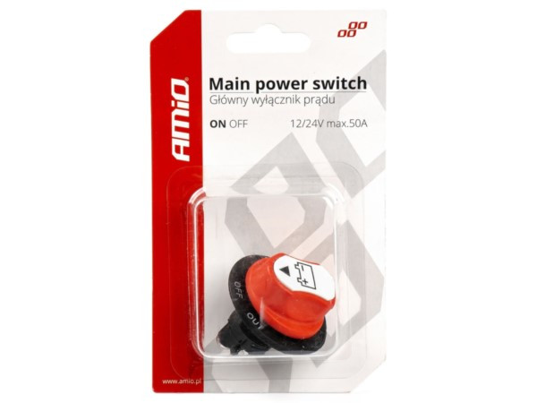 Wyłącznik prądu masy akumulatora hebel