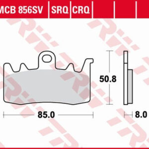 KLOCKI FA630 MOTOCYKLOWY TRW FA630