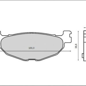KLOCKI HAMULCOWE  BRENTA FA319