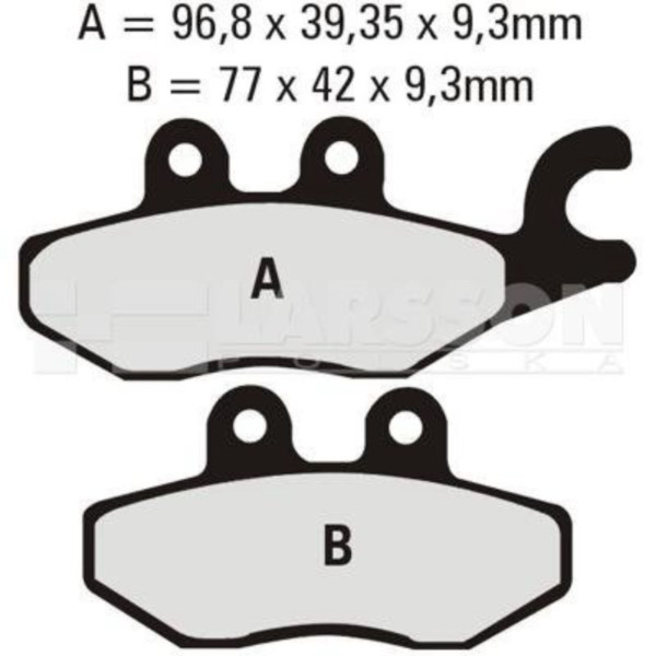 KLOCKI HAMULCOWE EBC FA418 SFA418
