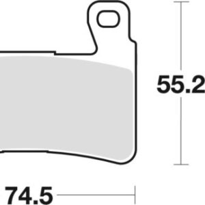 KLOCKI MOTOCYKLOWE BRENTA FA265 FA296  