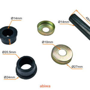 TULEJE ZWROTNICY ATV Z OSŁONĄ x2 + TULEJA