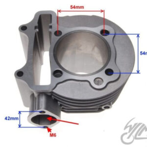 CYLINDER 4T 150 CCM 57,40 mm KPL Z TŁOKIEM 